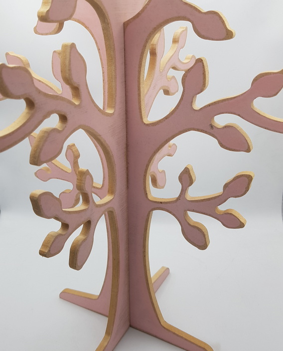 Articiones Handmade Wooden Tree Decor Stand