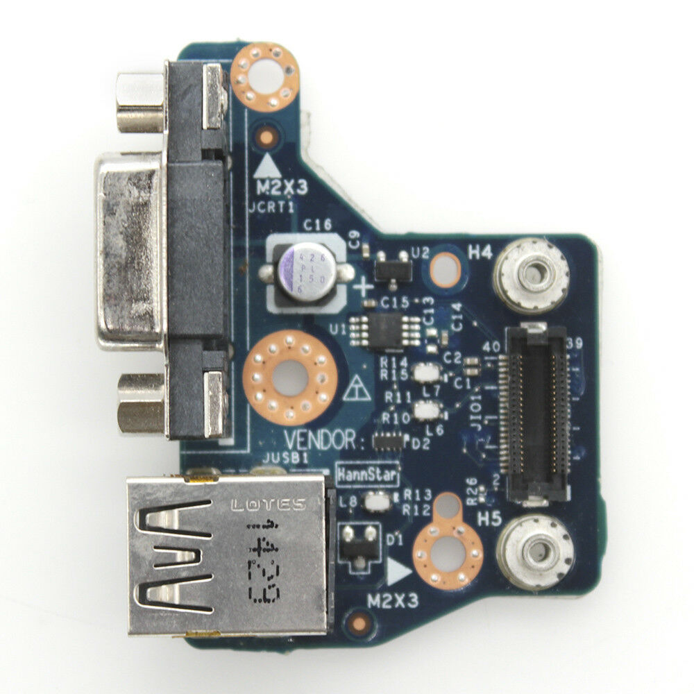 Dell Latitude E6440 VGA USB Daughterboard 28X5F 028X5F 4BH 04JA A00 S9938 01 CN 028X5F 12963 Used A