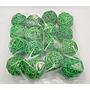 Green Wicker Rattan Balls Home Christmas Wedding Party Decorative Crafts 16Pcs
