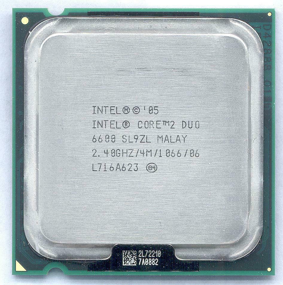 Intel Core2 Duo E6600 SL9ZL Desktop CPU Processor LGA 775 4MB 2.40GHz 1066Mhz Used A
