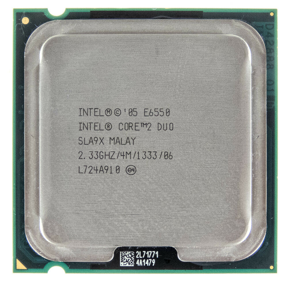 INTEL CORE 2 DUO E6550 SOCKET 775 2.33GHZ SLA9X USED A
