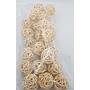 Beige Wicker Rattan Balls Home Christmas Wedding Party Decorative Crafts 24Pcs