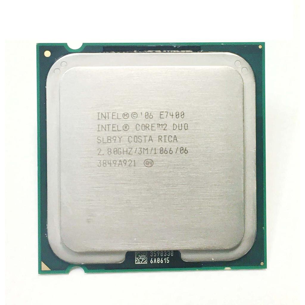 Intel E7400 Core 2 Duo 2.8GHZ SLB9Y CPU Processor LGA 775 BX80571E7400 Used A