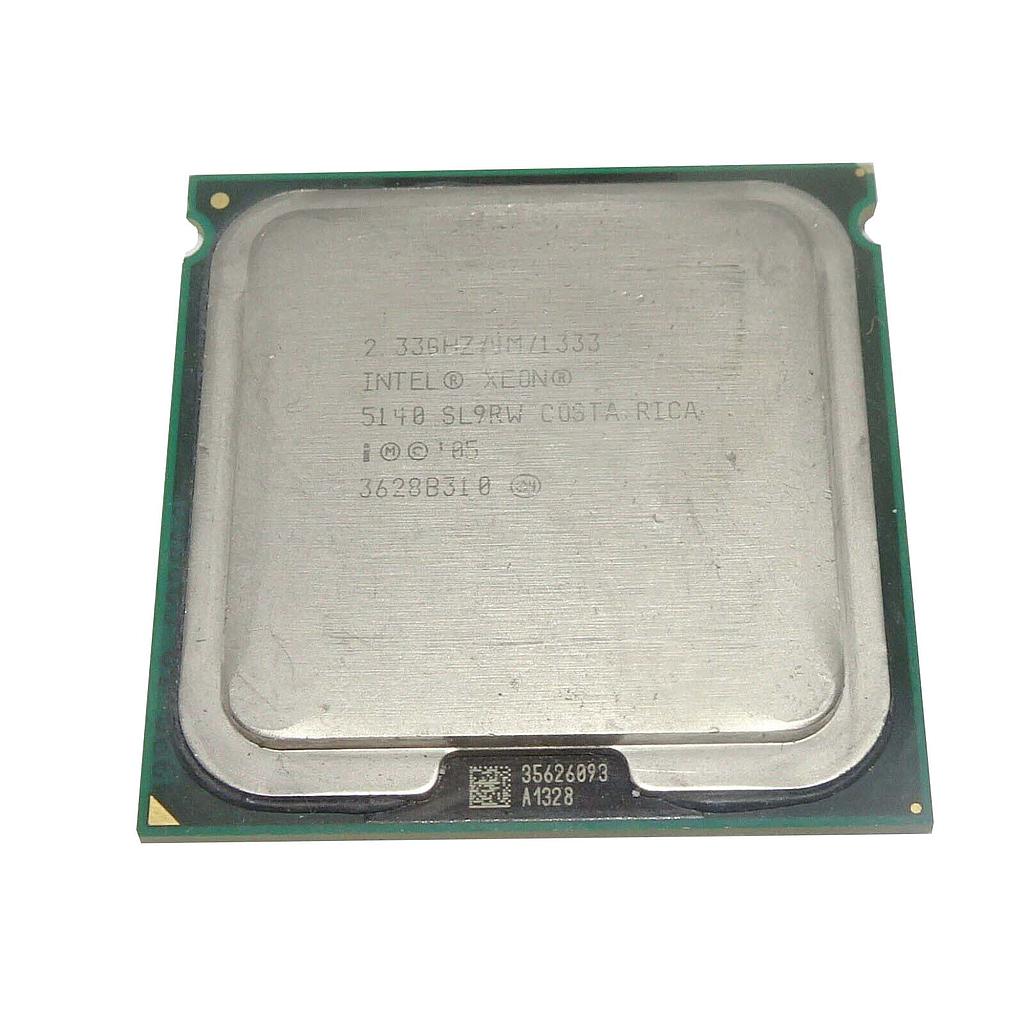 Intel Xeon SL9RW Dual Core 2.33GHz 5140 4MB Cache LGA771 Processor CPU Used A