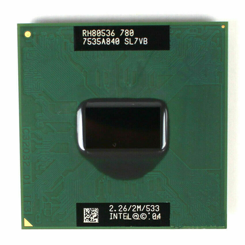 Intel RH80536 7540A564 Pentium M 740 1.73GHz Socket 479 Processor SL7SA CPU Used A