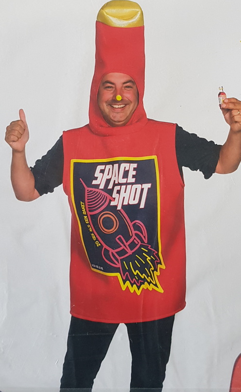 Carnival Costume Space Shot Bottle One Size