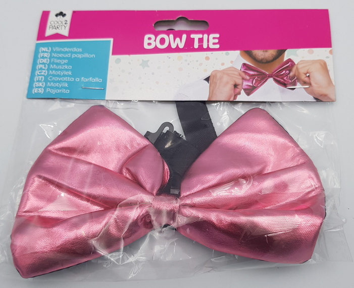 Carnival Costume Bow Tie Pink