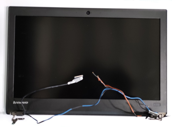 Lenovo ThinkPad X250 Laptop Top Lid Case Cover Assembly Webcamera Hinges with HD LED LCD Display Screen Complete Used A