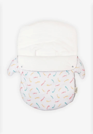 Sleeping Bag for new borns Baby Bites 010 GRIS CLAR New 78cm 40cm