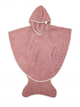 Bath Cape Medium Pink Baby Bites 020 ROSA MOSC M New 120cm 71cm