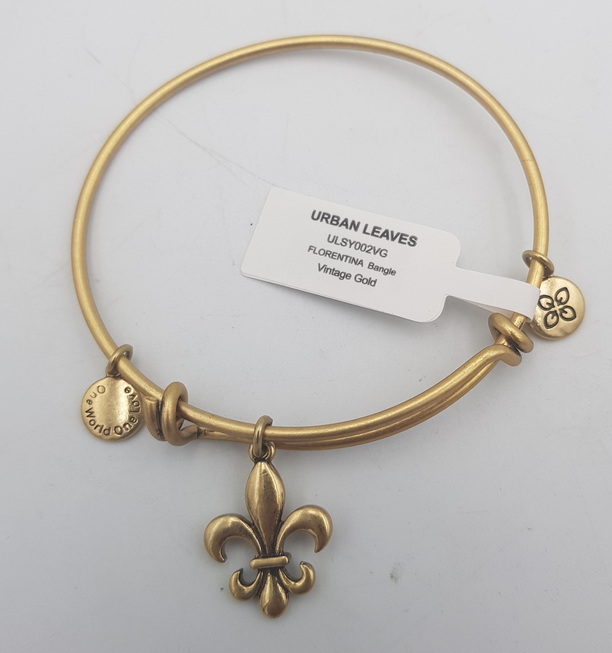 Urban Leaves Florentina Gold Bangle ULSY002VG Hand Bracelet Brass