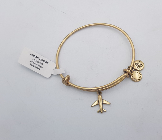 Urban Leaves Jetplane Bangle ULUS004VG Hand Bracelet Brass