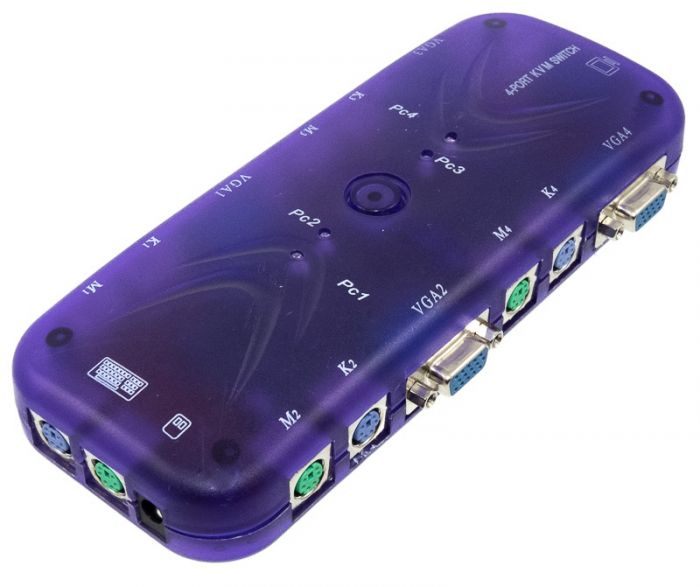 KVM Switch 4 Port Manual KYS 104 New