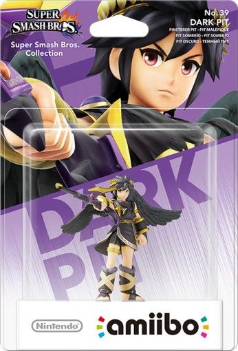 Super Smash Bros Collection N0.39 Dark Pit Nintendo Amiibo