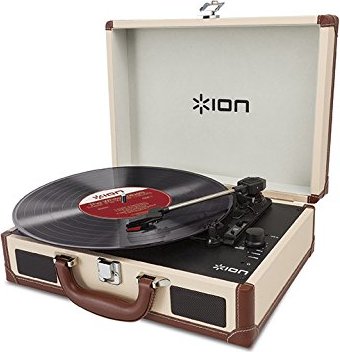 ION Audio Vinyl Motion Deluxe Portable Turntable