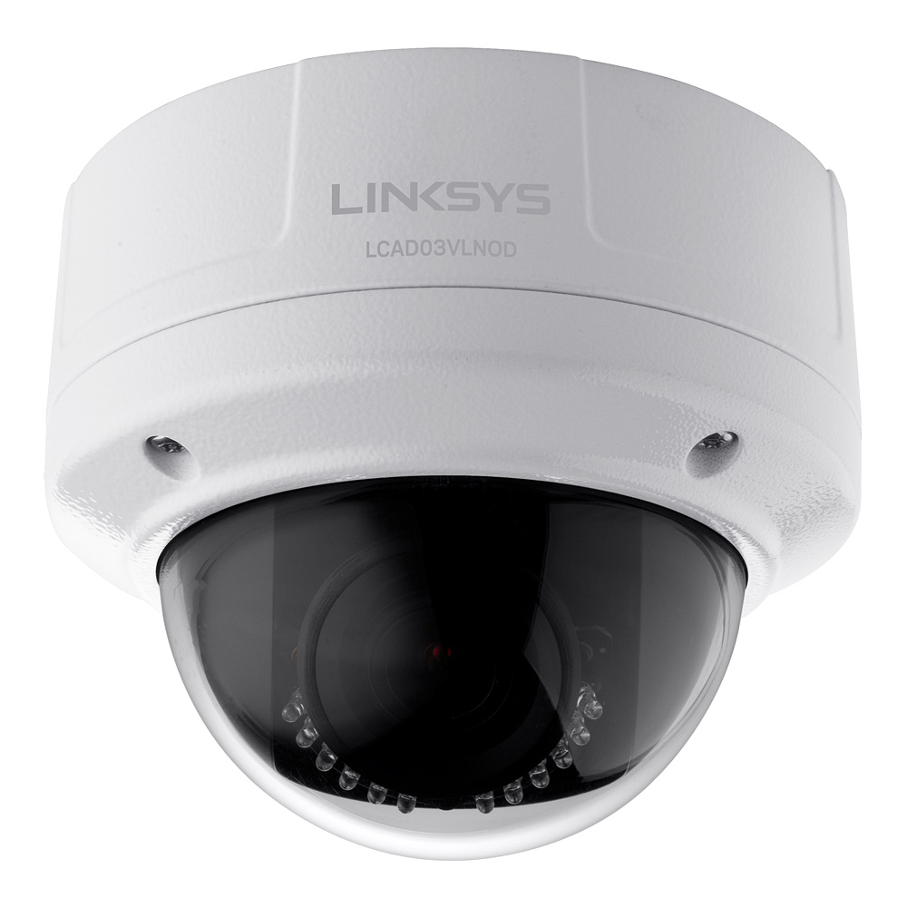 Linksys Indoor Dome Camera 1080p 3MP 1920 x 1080 Full HD Night Vision LCAD03VLNOD for Business New