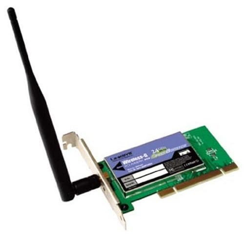 Linksys WMP54GS EU is a Wireless G PCI adapter  802.11g 54Mbps New