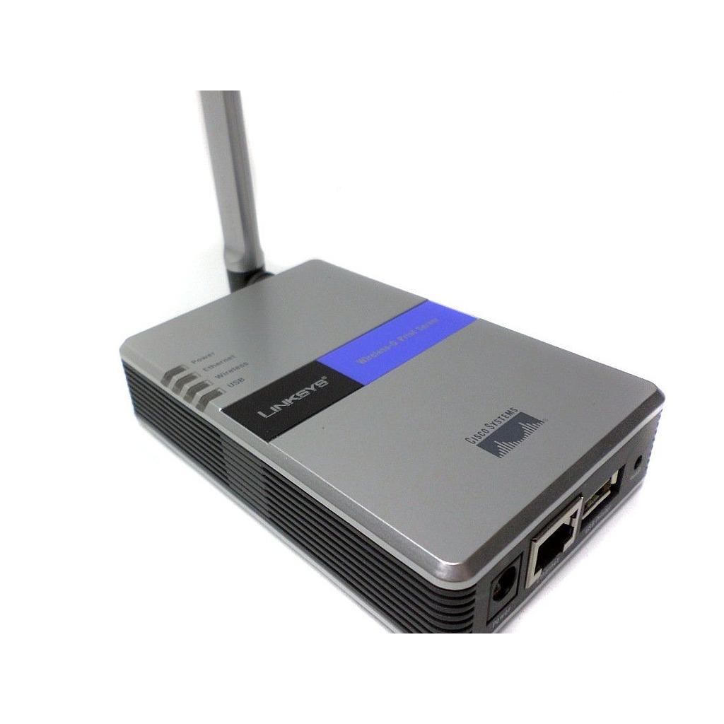 Linksys WPS54G eu is a Wireless G PrintServer ew OpenBox
