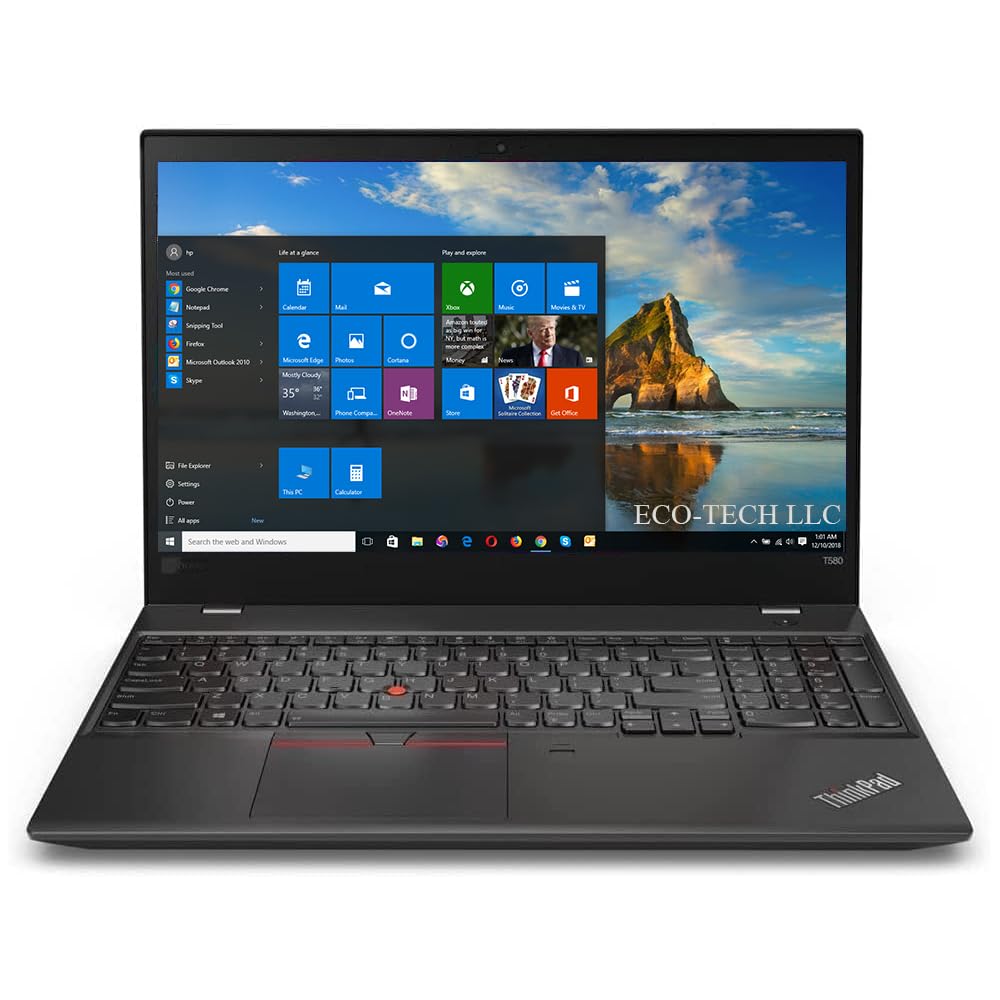 Lenovo T580 Laptop B Intel i5 1.7 Ghz 16GB Memory Win10 Pro 512GB NvMe 15.6 inch Intel UHD Graphics 620