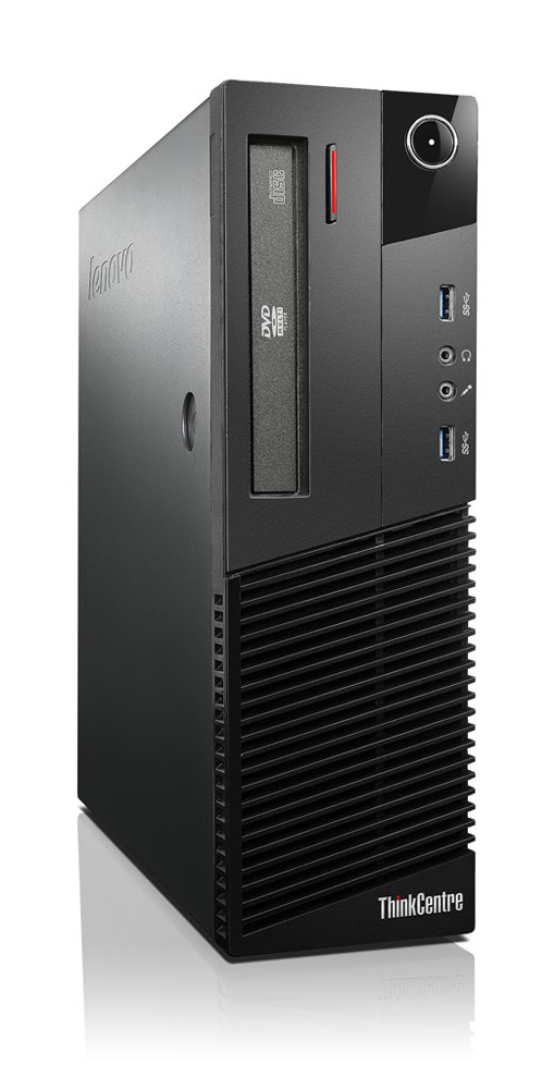 Lenovo ThinkCentre M93p Desktop Small Factor Ultra Used A i54590T 2 Ghz 4GB Memory Win7 Pro 256GB SSD HD Graphics