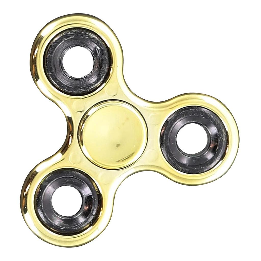 Fidget Spinner Electroplated Gold Plastic