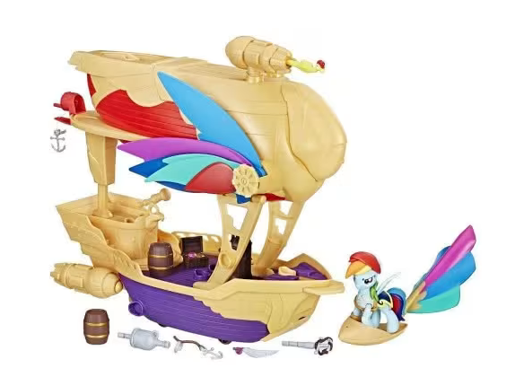 My Little Pony Guardians of Harmony Swashbuckler Pirate Air Ship Rainbow Dash