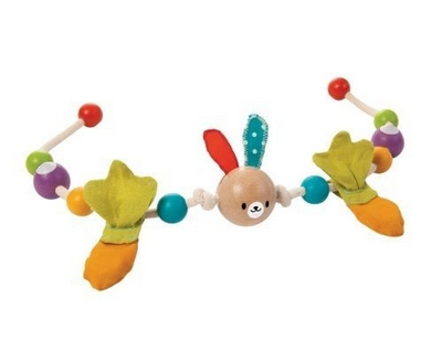 PLAN TOYS STROLLER CHAIN ​​T BABY CHAIN ​​RABBIT WOOD 
