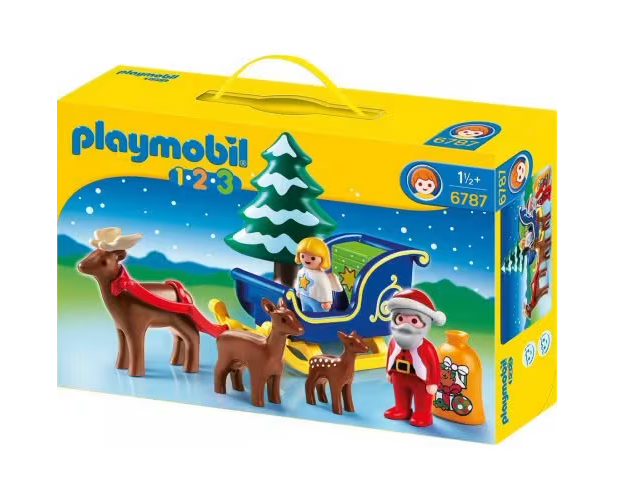 Playmobil Santa Claus with Reindeer Sleigh 6787