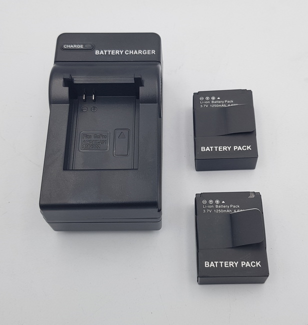 BPS AHDBT 001 Li ion Battery  Travel Charger For GOPRO 301 302 CA8002