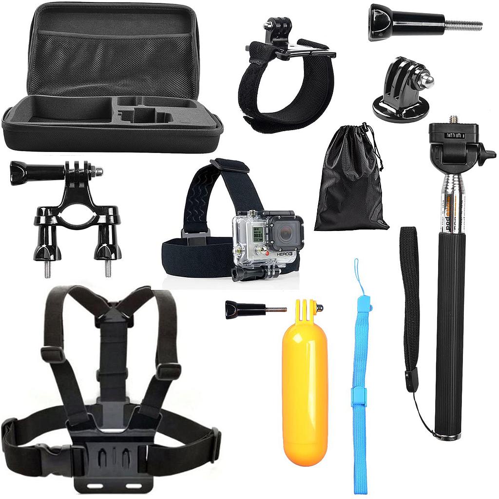 BPS Accessories Kit for GoPro Hero 4 Hero 3 Hero 3 & SJCAM SJ4000 SJ5000