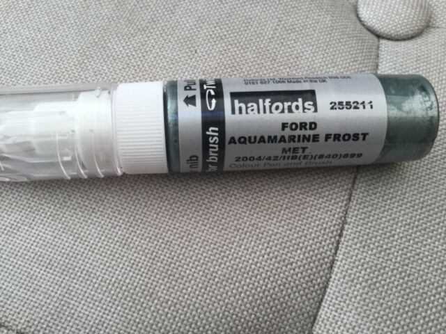 Halfords scratch chip repair for Ford Aquamarine Frost 255211