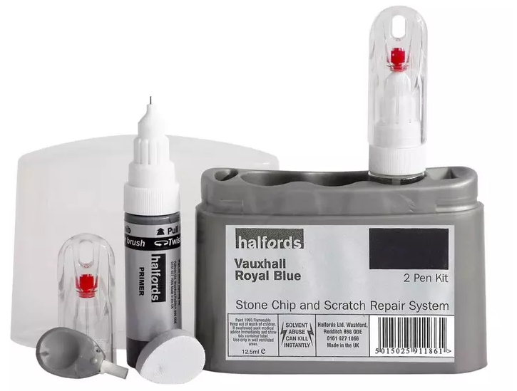 Halfords scratch chip repair for Vauxhall Opel Royal Blue 911867