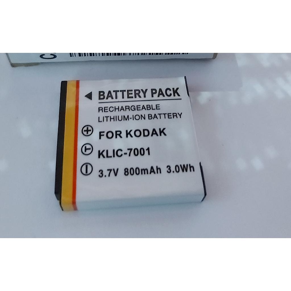 BPS Replacement Klic 7001 Kodak Li Ion Battery For Kodak 800mAh CA1320