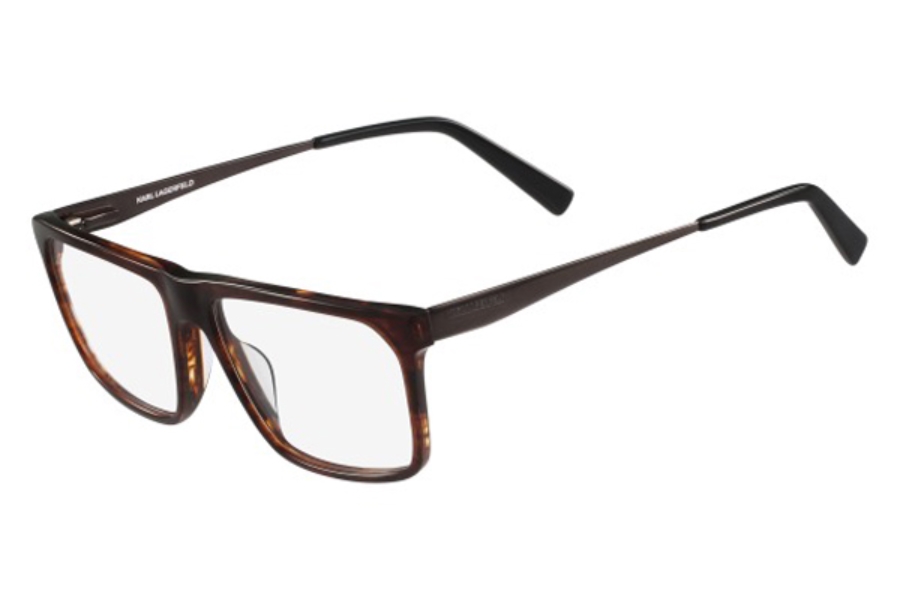 Karl Lagerfeld Designer Eyewear Optical Frame Model Striped Brown KL916 033