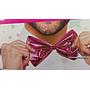 Carnival Costume Bow Tie Pink