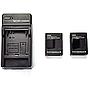2x Batteries and Charger Unit for GoPro Hero 3 Compatible with AHDBT-201