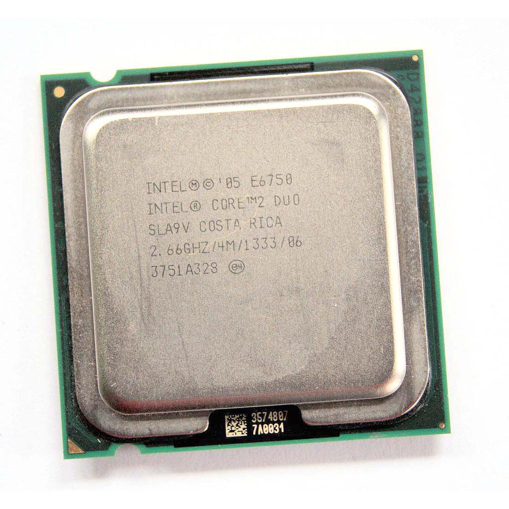 Intel Core 2 DUO E6750 (SLA9V) Dual-core 2.66GHz/4M/1333 Socket LGA775 Processor CPU Used A